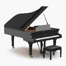 Grand Piano Fazioli with Bench model